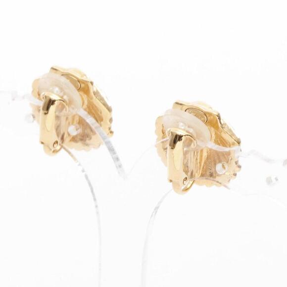 CHANEL Gold Logo Earrings - Picture 2 of 5